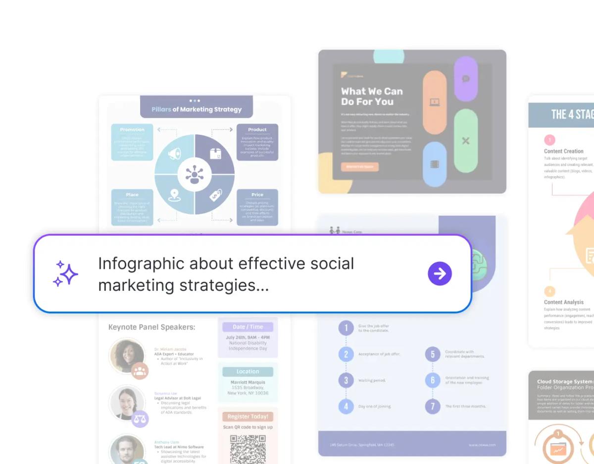 Venngage Produkt-Screenshot